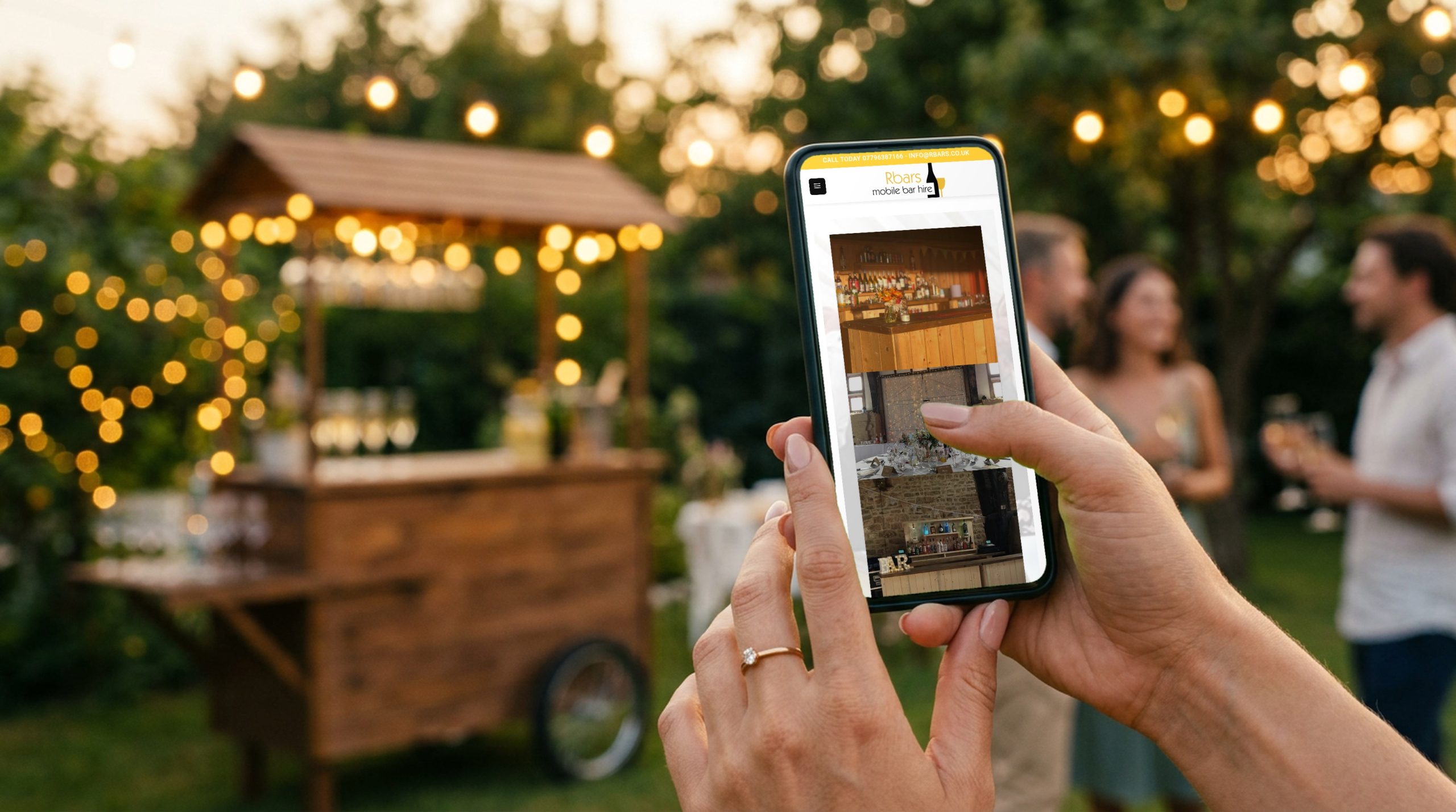Rbars booking on mobile phone
